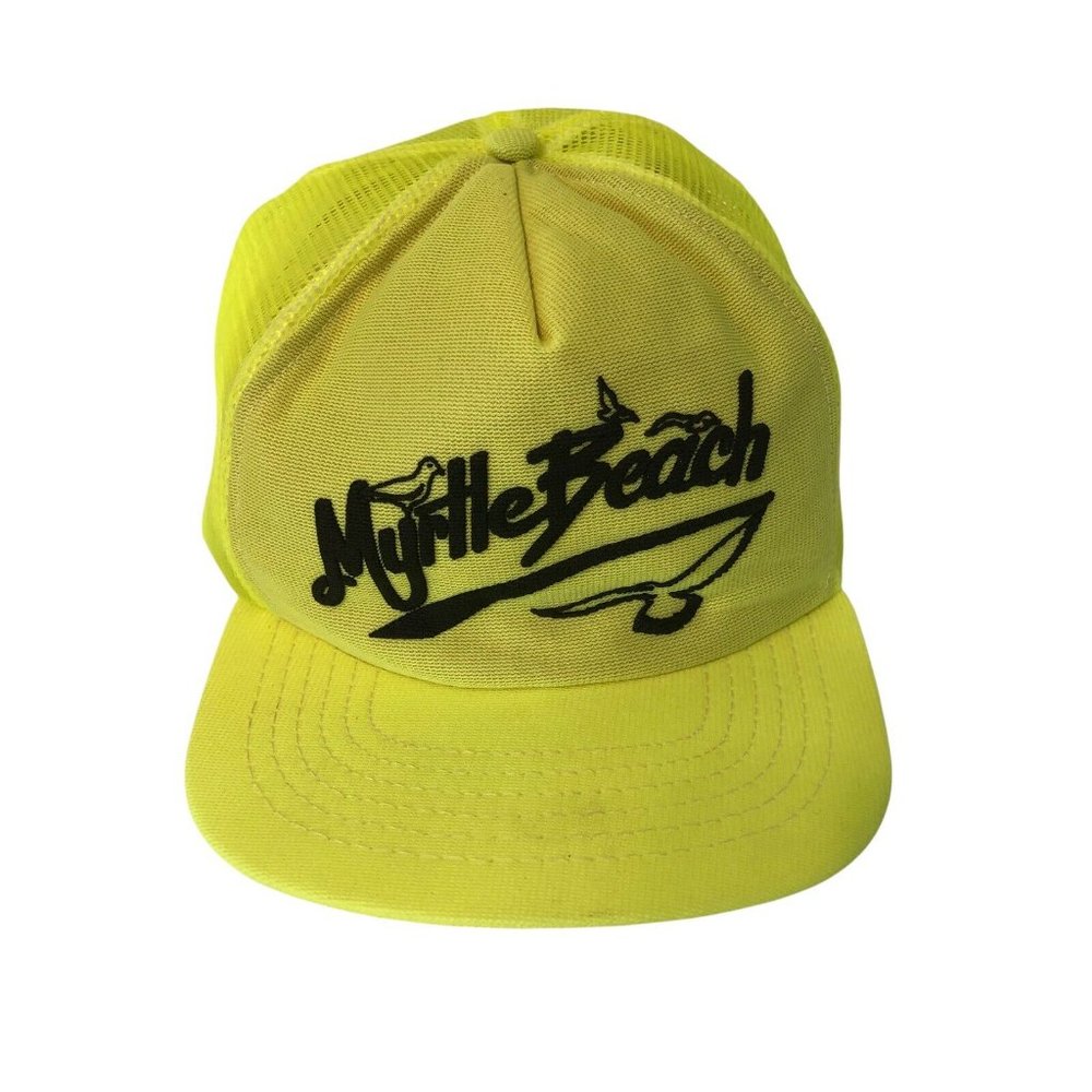 Vintage - Myrtle Beach - Trucker Hat - Snap back. Made in USA.